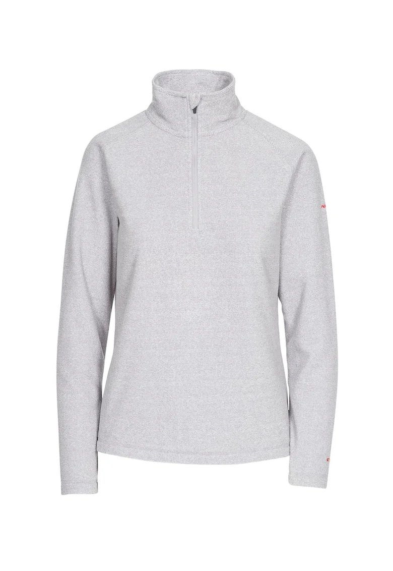 Bluza de trening din fleece cu maneci raglan Meadows, Gri deschis melange