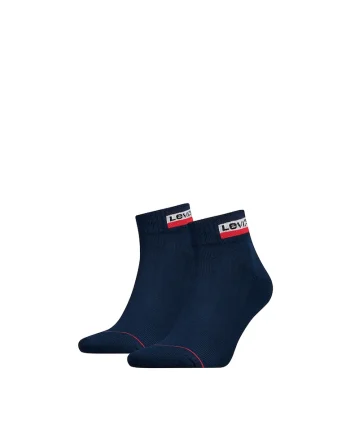 Set de sosete unisex pana la glezna - 2 perechi, Bleumarin