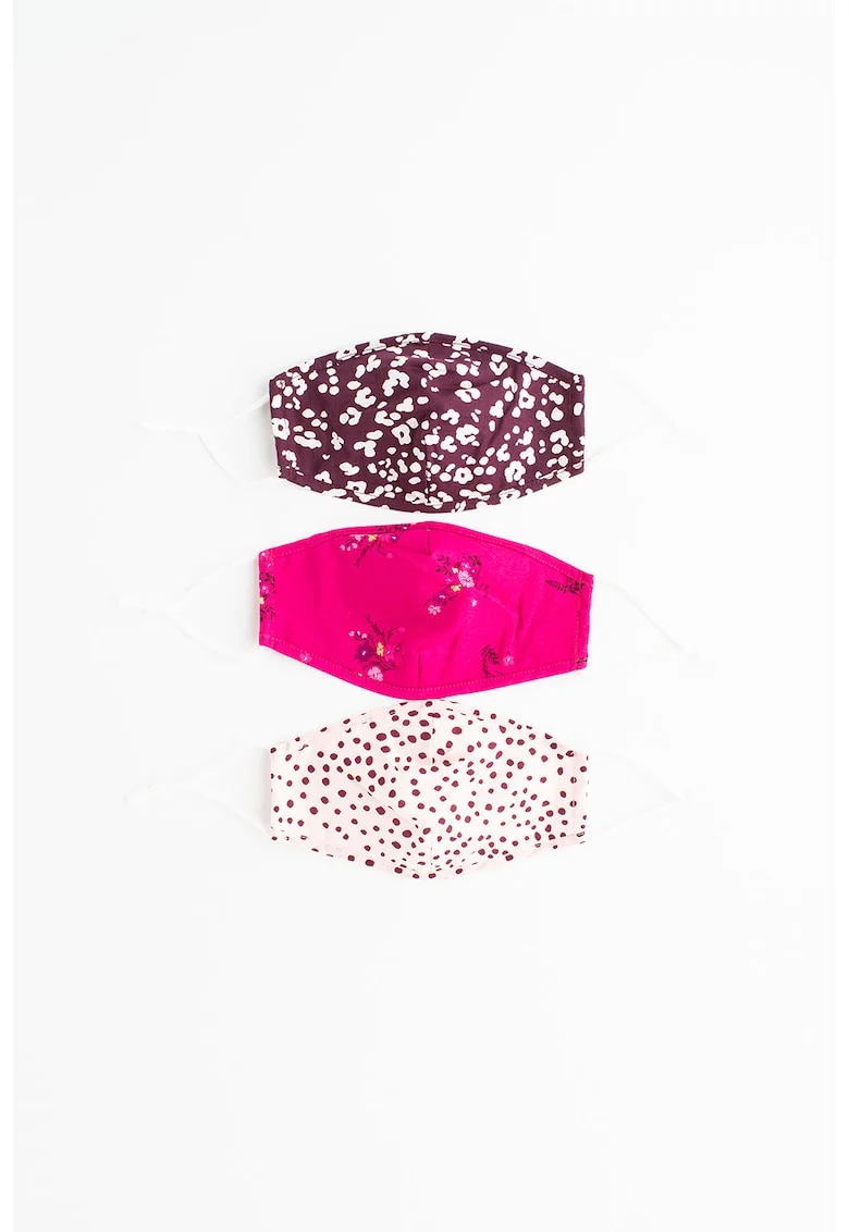 Set de masti de fata - 3 piese, Multicolor