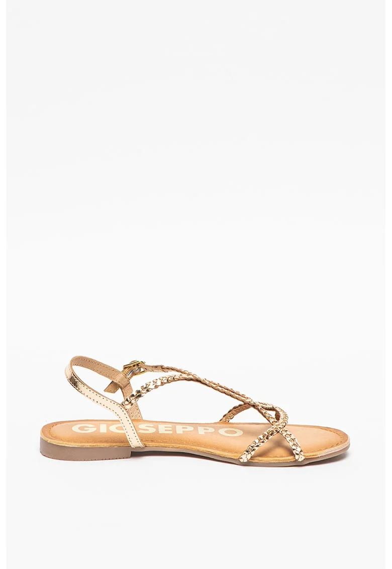 Sandale de piele cu barete incrucisate Ossian