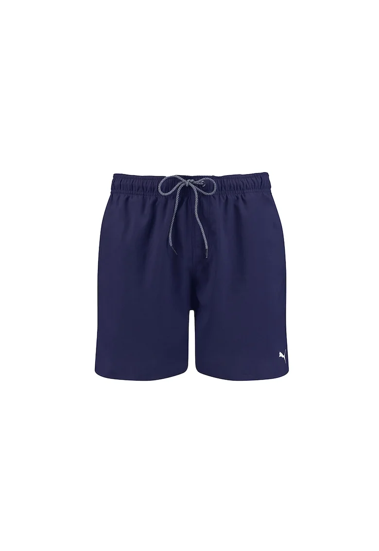 Pantaloni scurti de baie cu snur in talie, Bleumarin
