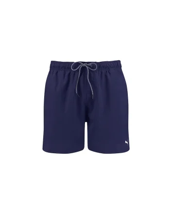 Pantaloni scurti de baie cu snur in talie, Bleumarin