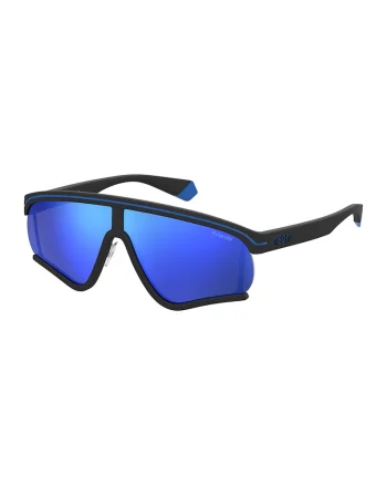 Ochelari de soare shield unisex polarizati, Negru
