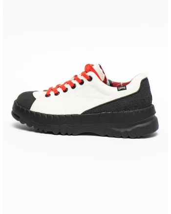 Pantofi sport din material textil cu aspect masiv Teix, Alb/Negru