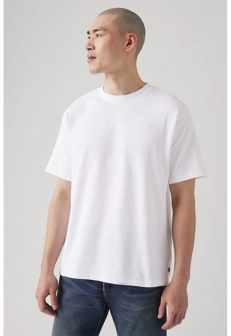 Tricou lejer din bumbac Red Tab™, Alb