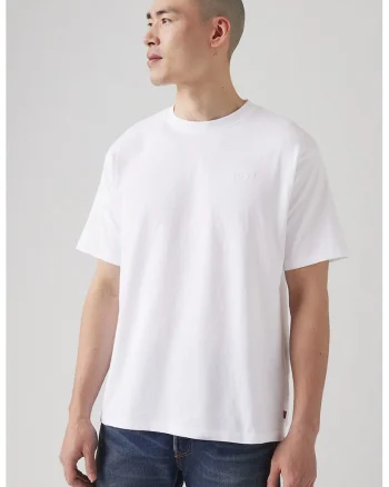 Tricou lejer din bumbac Red Tab™, Alb