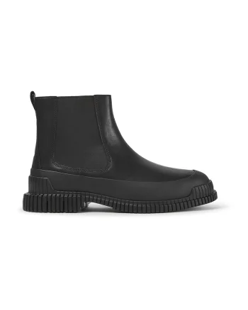 Ghete Chelsea din piele Pix, Negru