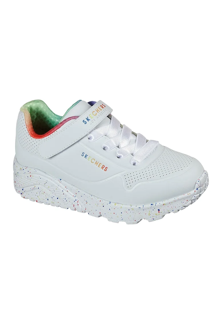 Pantofi sport din piele ecologica cu inchidere velcro Uno Lite