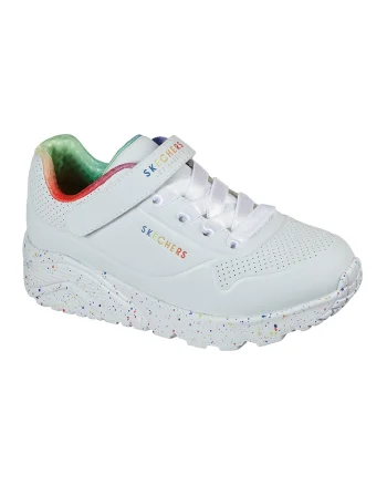 Pantofi sport din piele ecologica cu inchidere velcro Uno Lite