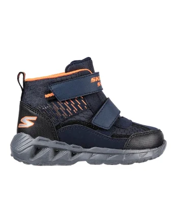 Ghete cu inchidere velcro Magna-Lights Frosty Fun-, Portocaliu/Bleumarin