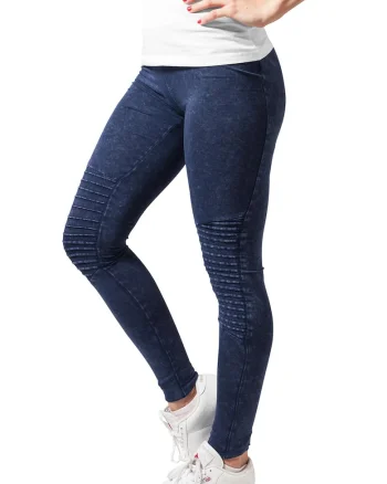 Colanti cu aspect de denim, Albastru inchis