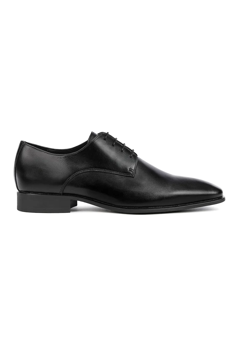 Pantofi derby de piele, Negru