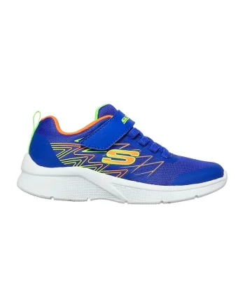 Pantofi sport cu velcro Microspec Texlor, Galben/Portocaliu/Albastru royal