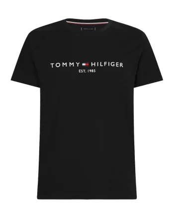 Tricou de bumbac organic cu logo brodat, Bleumarin