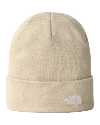 Caciula unisex cu broderie logo Norm, Bej
