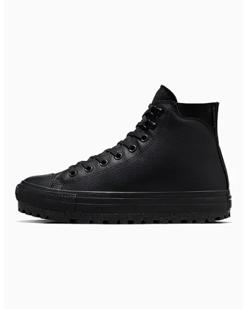 Pantofi sport impermeabili de piele Chuck Taylor All Star Trek, Negru