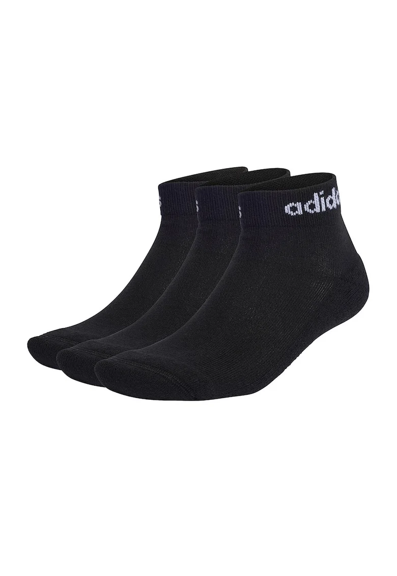 Set de sosete scurte unisex - 3 perechi, Negru