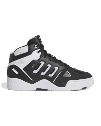 Pantofi sport cu segmente din piele ecologica City, Alb/Negru