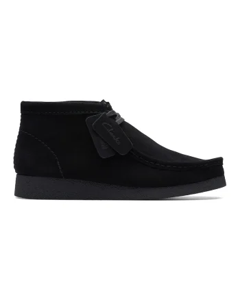 Ghete chukka de piele intoarsa Wallebees, Negru