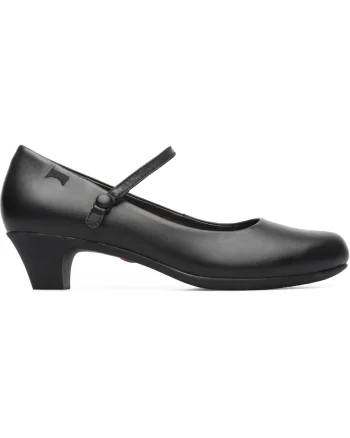 Pantofi Mary Jane Helena 1511 de piele, Negru
