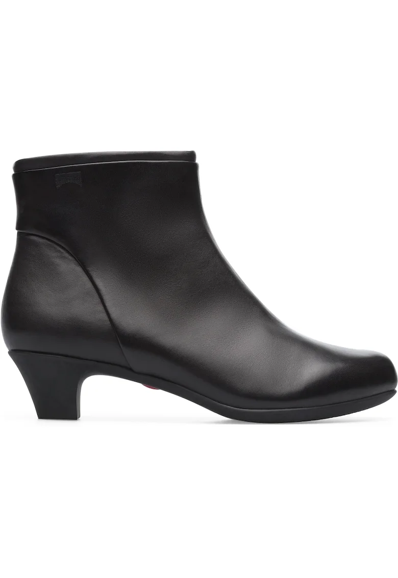 Botine de piele Helena 1513, Negru