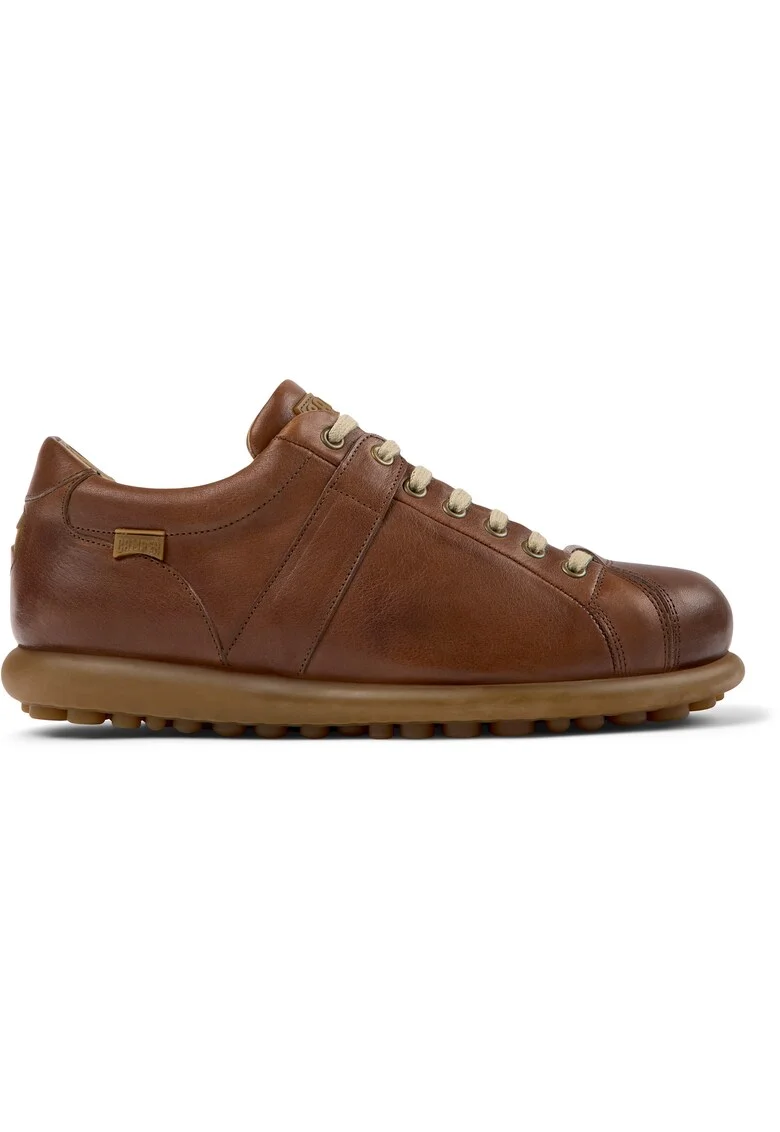 Pantofi sport de piele Ariel 1391, Maro