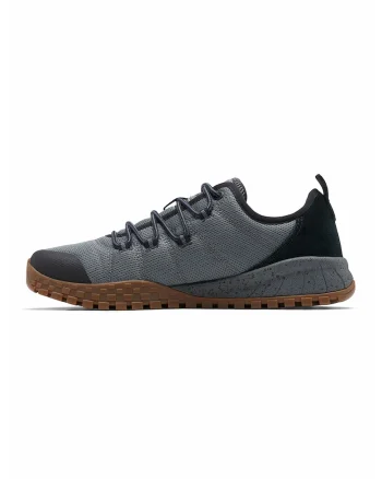 Pantofi sport cu detalii din piele intoarsa Fairbanks, Gri carbune