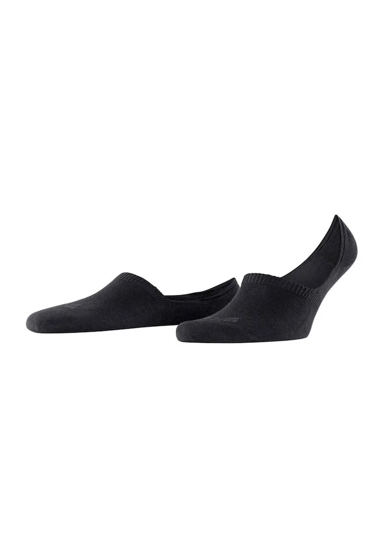Sosete unisex foarte scurte cu sistem anti-alunecare Step, Negru