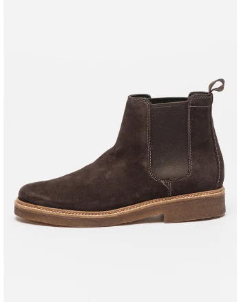 Ghete Chelsea de piele Clarkdale Easy, Maro