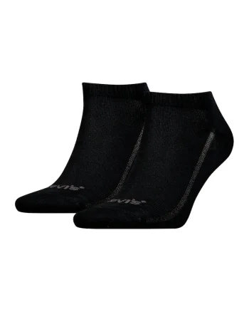 Set de sosete unisex pana la glezna din amestec de lyocell - 2 perechi, Negru