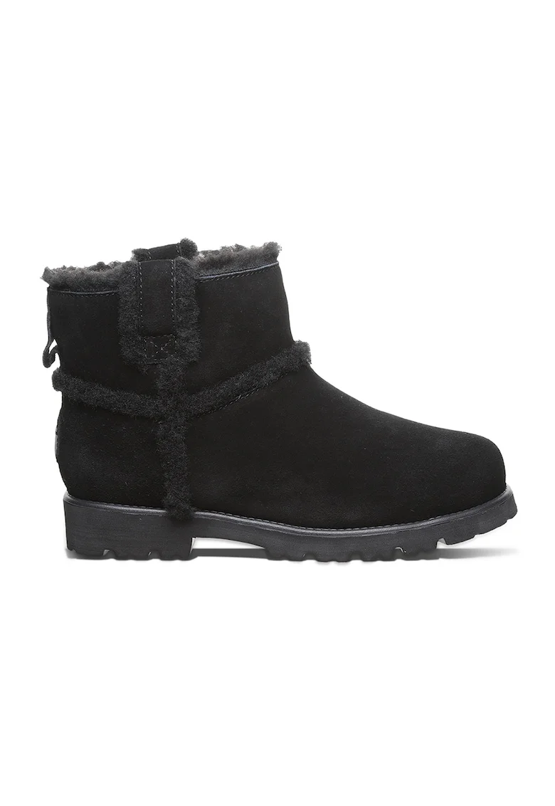 Ghete de piele intoarsa Willow, Negru