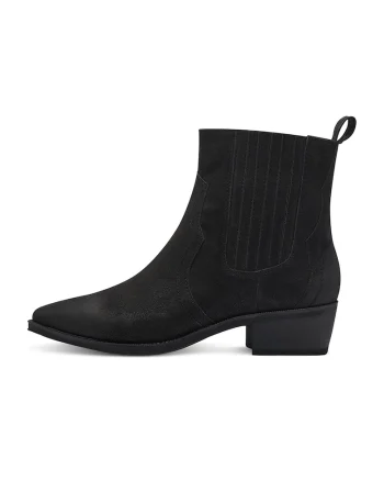 Ghete cowboy de piele ecologica, Negru