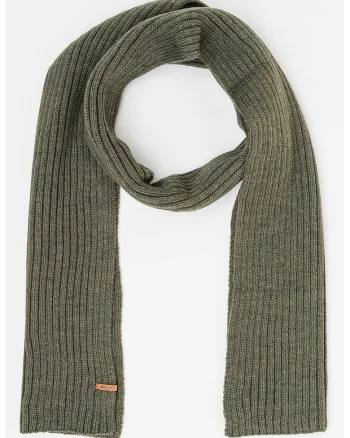 Fular din tricot cu striatii Wilbert, Verde padure