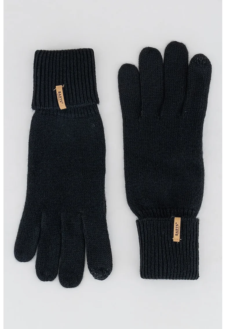 Manusi din tricot Soft Touch, Negru
