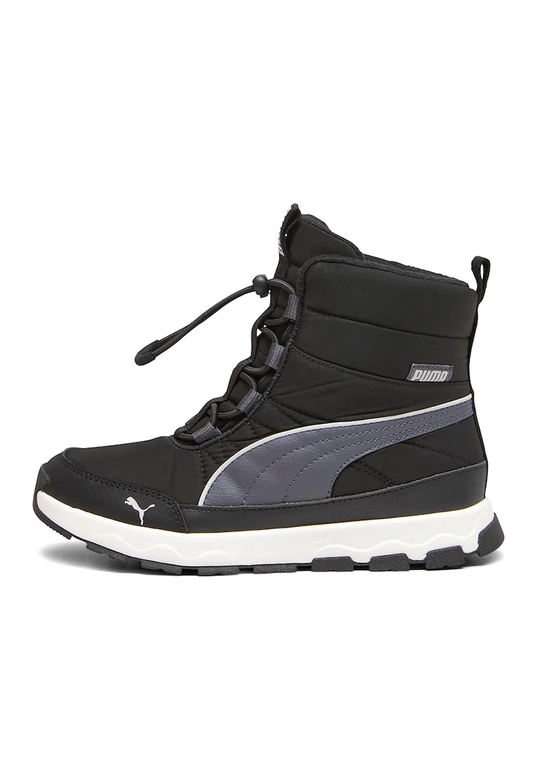 Ghete cu logo Evolve, Negru/Gri