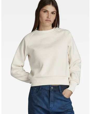 Bluza de trening cu maneci raglan Autograph, Alb murdar