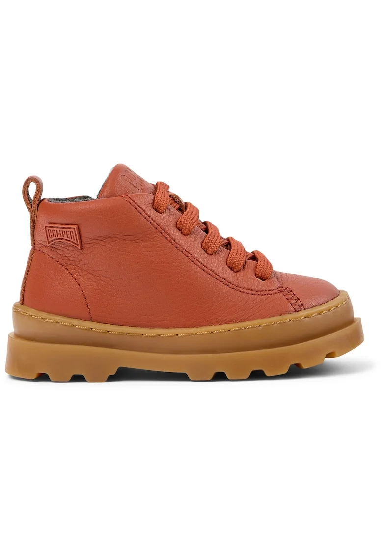 Ghete din piele Brutus 8527, Rosu