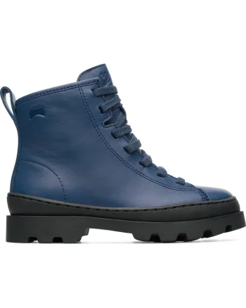 Ghete din piele Brutus 165, Albastru