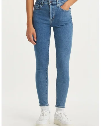 Blugi skinny cu talie inalta 721™, Albastru pastel