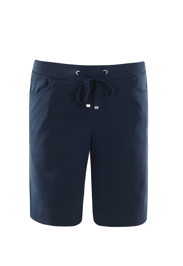 Pantaloni scurti regular fit cu snur in talie, Albastru