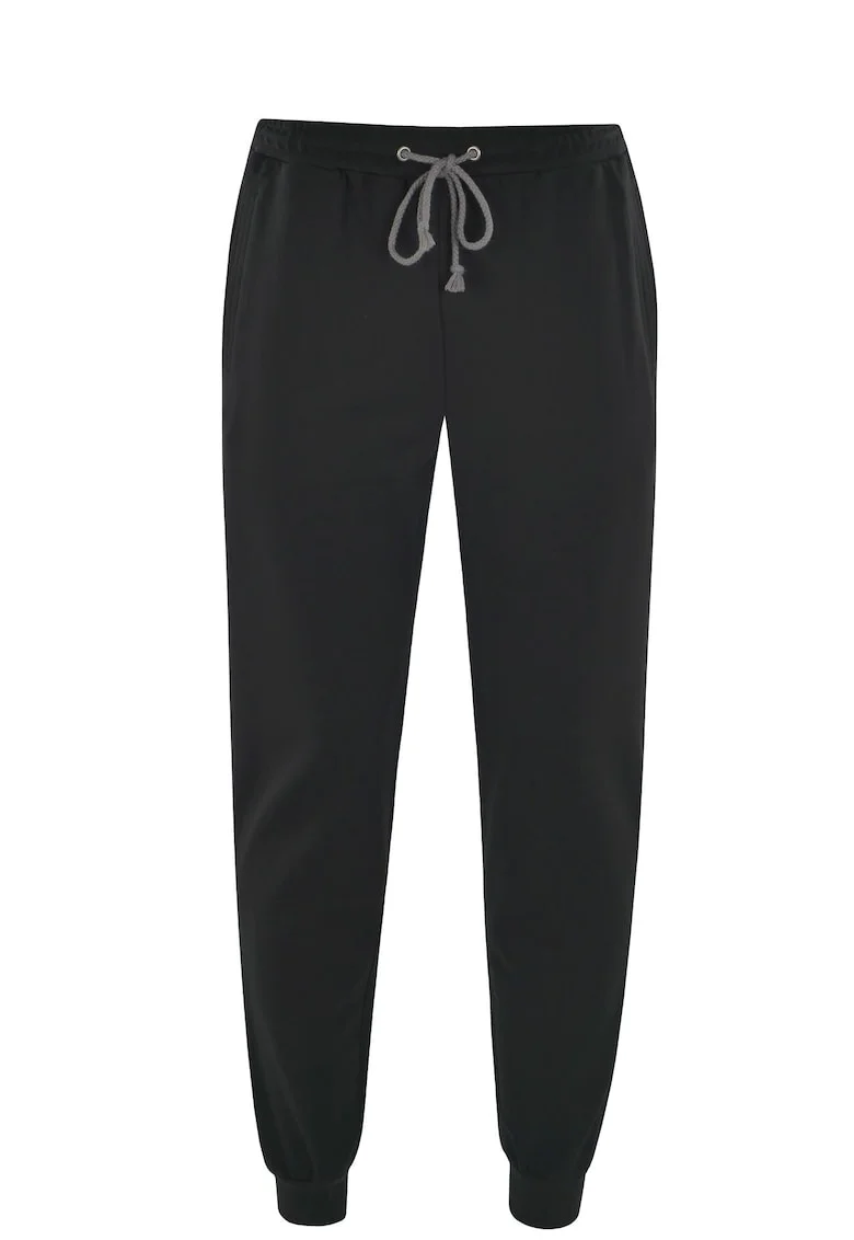 Pantaloni de trening cu buzunare laterale Klima-Komfort 12113, Negru