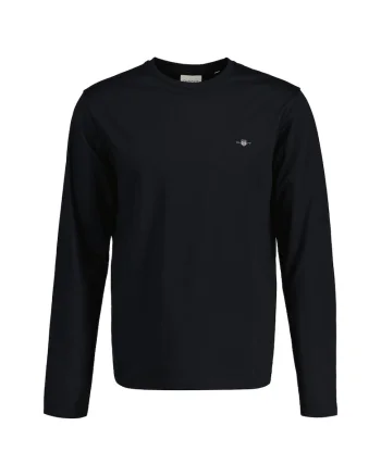 Bluza din bumbac Shield, Negru