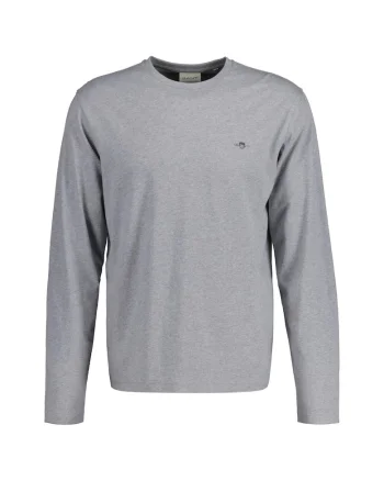 Bluza din bumbac Shield, Gri