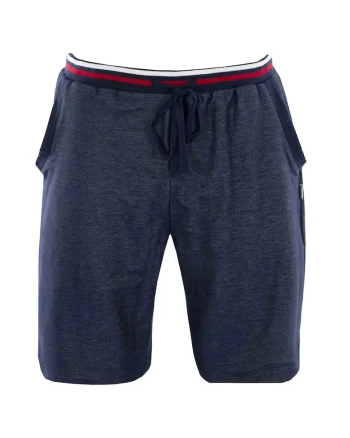 Pantaloni scurti ajustabili, din amestec de bumbac, Albastru