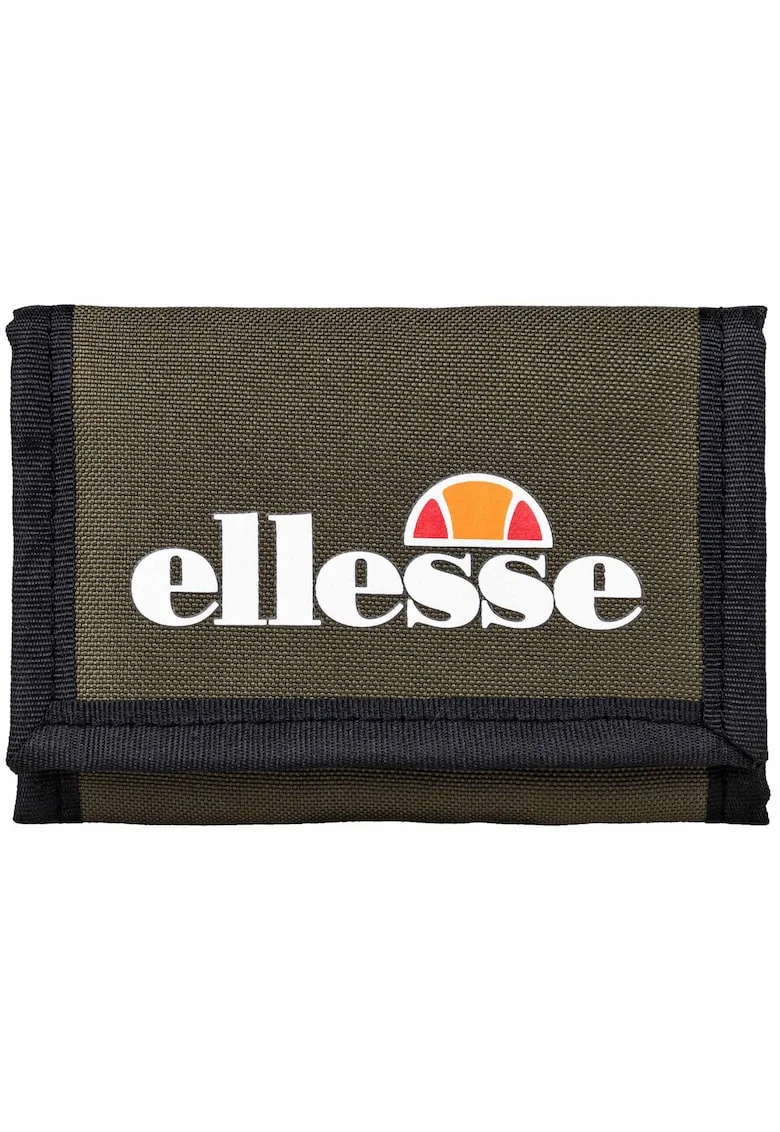 Portofel unisex pliabil cu imprimeu logo, Kaki
