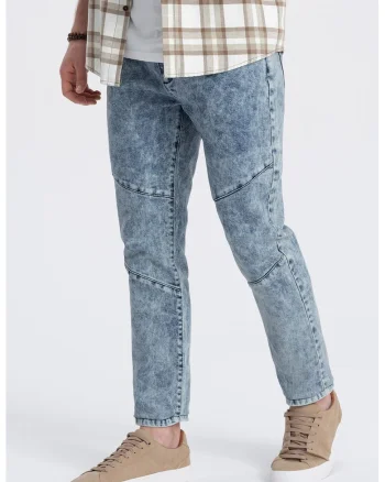 Blugi slim fit cu buzunare, Albastru deschis