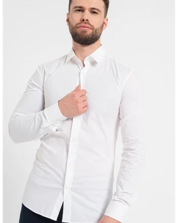 Camasa extra slim fit Elisha, Alb