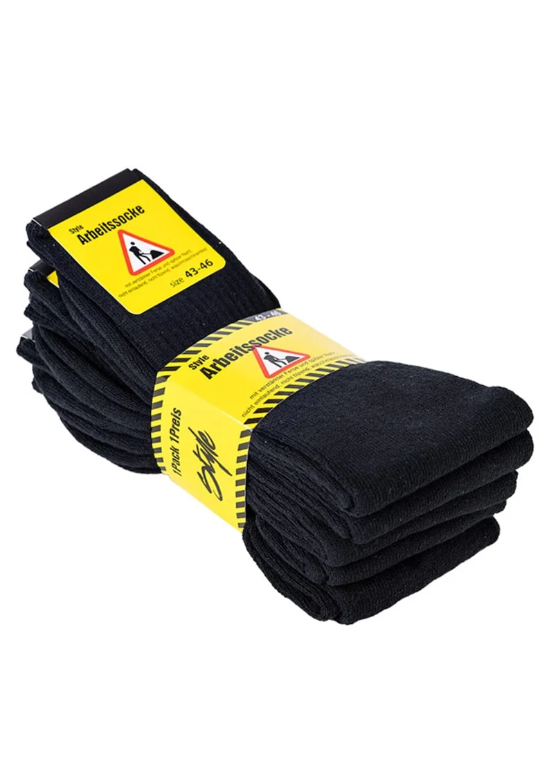 Set de sosete lungi, 5 perechi, Negru
