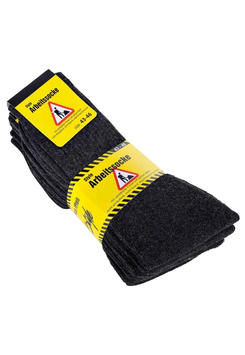 Set de sosete lungi, 5 perechi, Gri antracit