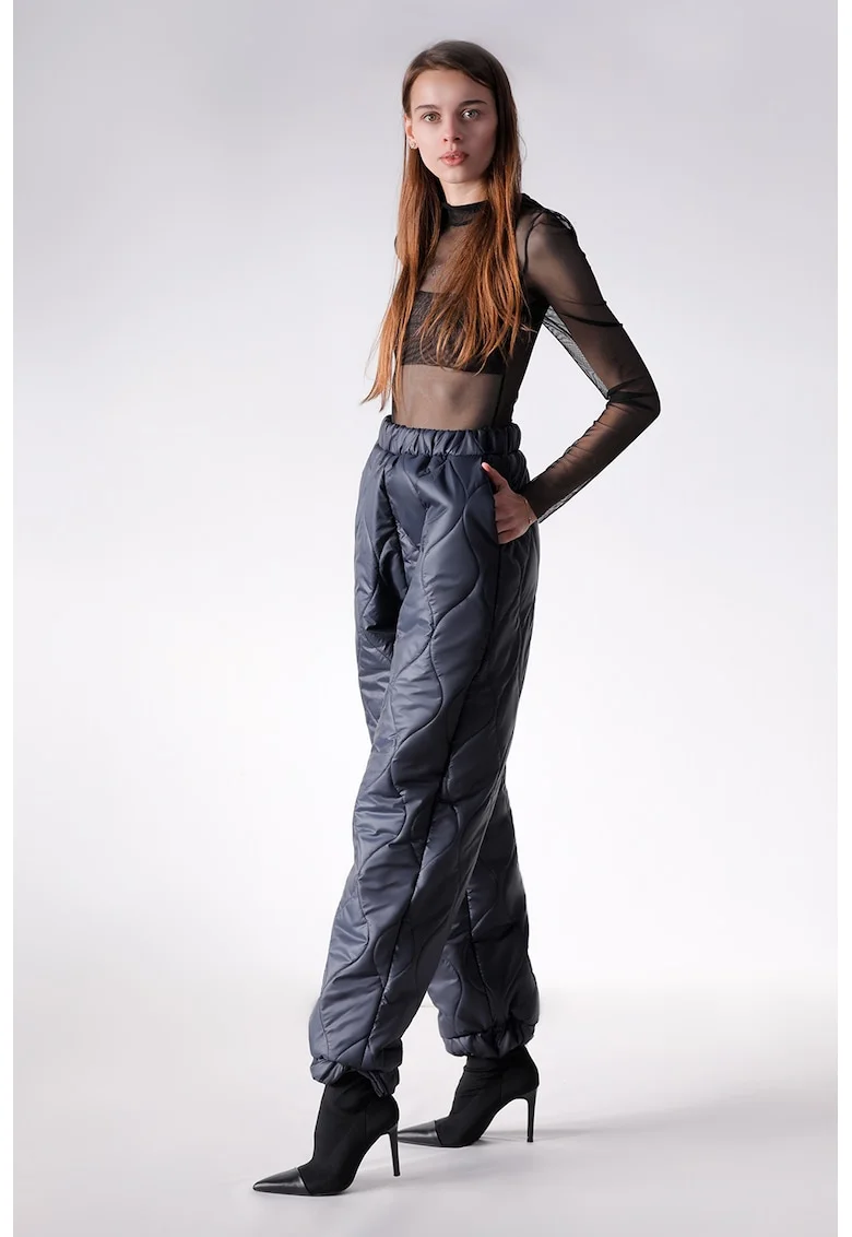 Pantaloni bufanti si matlasati, Albastru ultramarin